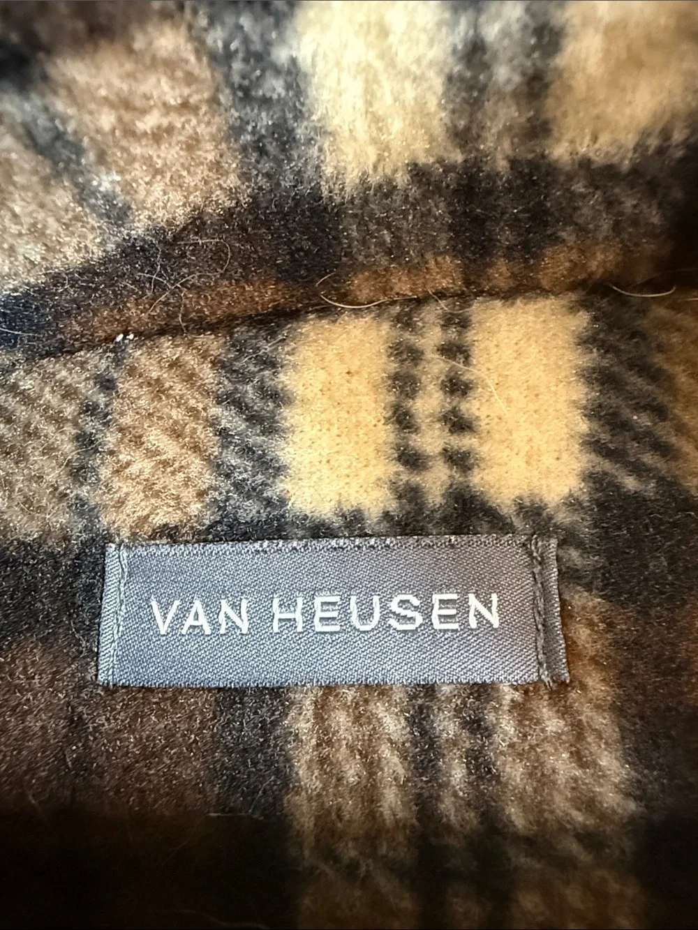 Van Heusen Bert Men’s Brown Moccasin Slippers Size M 8–9 NWT